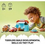 Cars Lightning McQueen & Mater's Car Wash Fun 10996, Buildable Toy for 2 Year Old Toddlers, Boys & Girls, Birthday Gift Idea